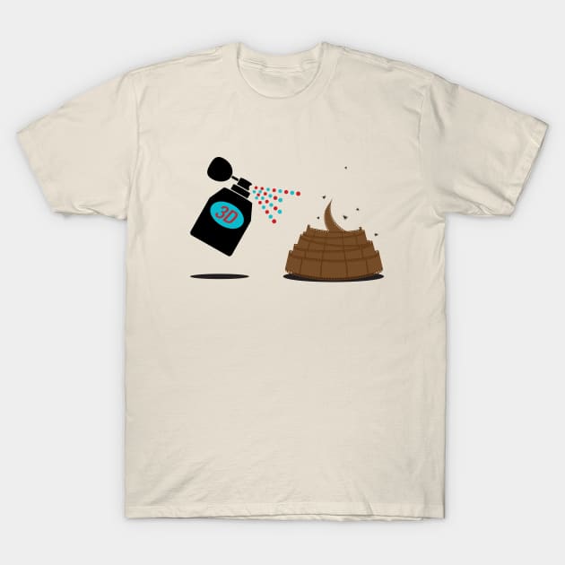 3D movies T-Shirt by viktorhertz